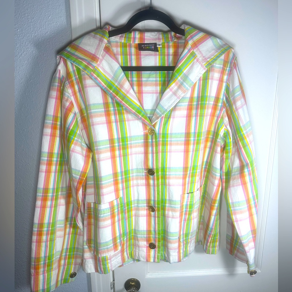 Big Bud Press Summer Plaid Sailor Jacket - Picture 8 of 10